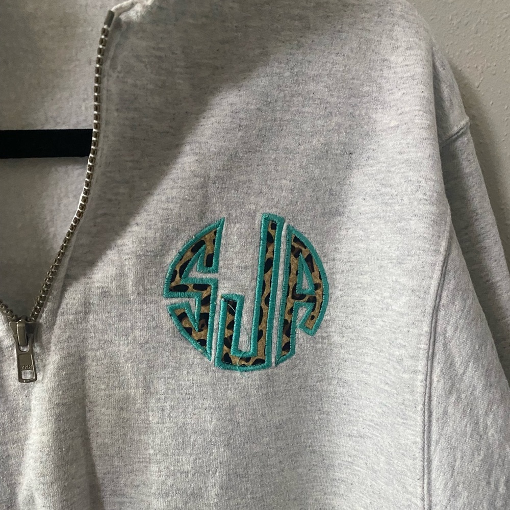Monogram pullover sweatshirt - Picture 2 of 6